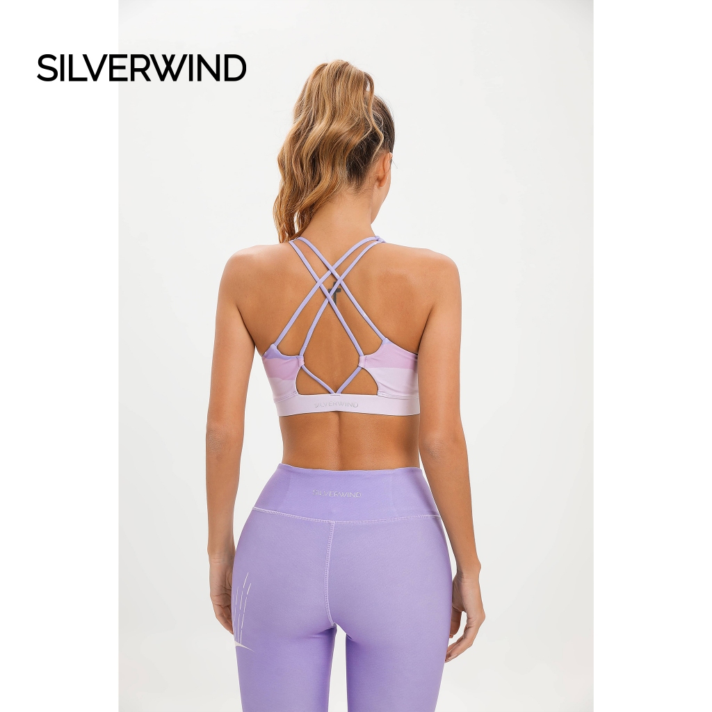 Silverwind Moonlight Sports Bra ทรงรัดรูป ซัพพอร์ตสูง ผ้านุ่ม แห้งเร็ว มีฟองน้ำ สามารถใส่ว่ายน้ำได้ ราคา ถูกที่สุด ดีลบีเคเค แกลเลอรีภาพที่ 2
