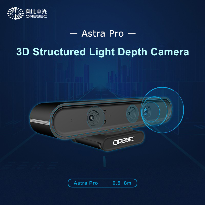 ORBBEC Astra Pro 3D กล้องความลึกของโครงสร้างกล้อง Somatosensory