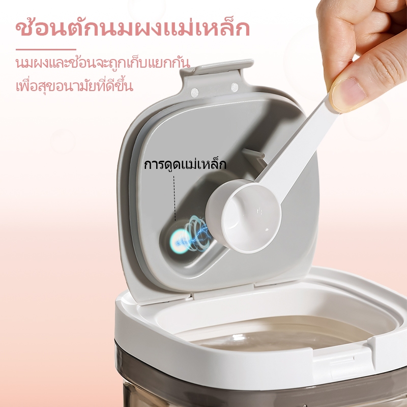 ถังเก็บนมผง ป้องกันรังสียูวี ปราศจาก บีพีเอ กล่องปิดผนึกอาหารแบบใช้ซ้ําได้ กล่องเก็บแป้งข้าวปิดผนึกยูวีสะท้อนแสง ราคา ถูกที่สุด ดีลบีเคเค แกลเลอรีภาพที่ 3