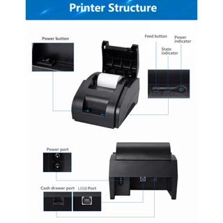 Xprinter XP-58IIH เครื่องพิมพ์ใบเสร็จ USB/Bluetooth