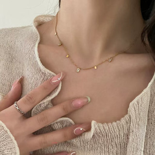 จากไทย 1วันถึง💕ประณีตสร้อยคอทอง สไตล์ใหม่หรูหราสุดๆ สไตล์นิช…