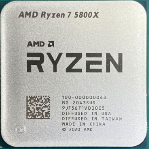 Ryzen 7 5800X R7-5800X 3.8-4.7GHz 8Core 16Thr ซ็อกเก็ต AM4 105W CPU โปรเซสเซอร์