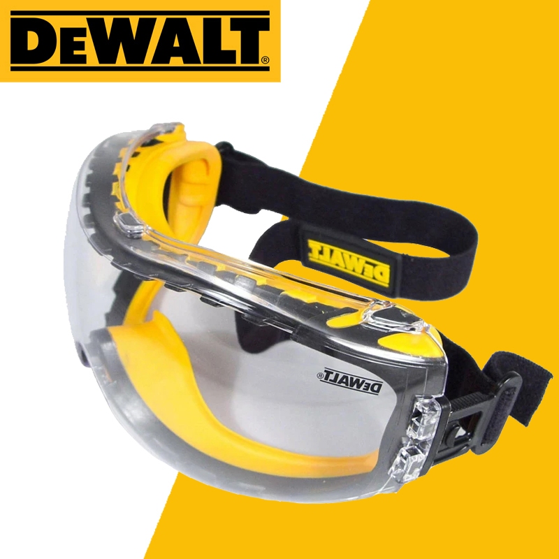 Dewalt DPG82-11 CTR คอนซีลเลอร์ Clear Anti-Fog Dual Mold Safety Goggle คอนซีลเลอร์ Injected Soft Com