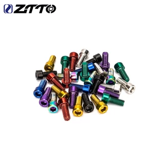 Ztto สกรูกรงขวดน้ํา สเตนเลส 304 ทรงกระบอก หกเหลี่ยม M5X12 มม. 2 ชิ้น