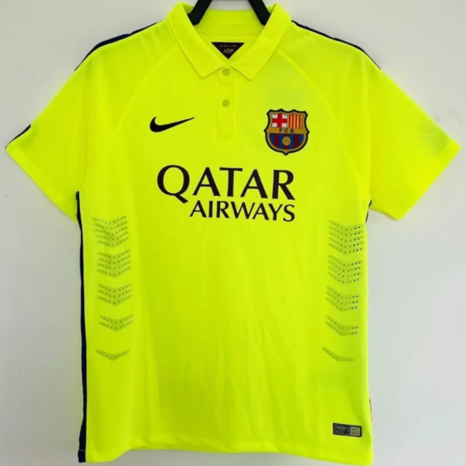 Retro 2014/15 Barcelona second away เสื้อฟุตบอลผู้ชาย 1:1