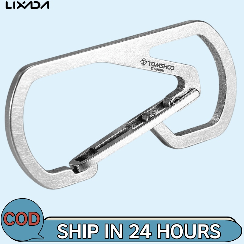 [LIXADA Mall] ที่ใส่พวงกุญแจ TOMSHOO Titanium Carabiner