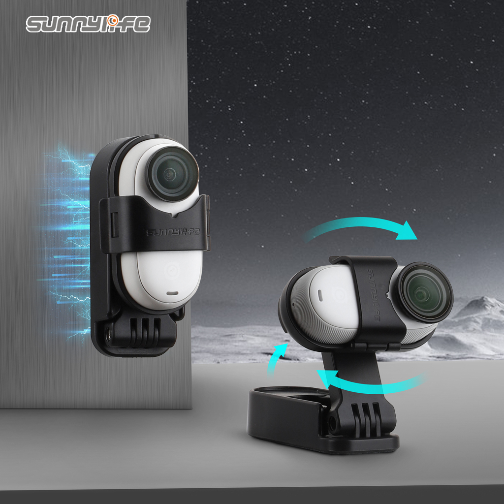 Sunnylife Magnetic Mount สําหรับ Insta360 GO 3S ปรับฐาน Vlog การถ่ายภาพกลางแจ้ง/โต๊ะสําหรับ GO 3 กล้องอุปกรณ์เสริม