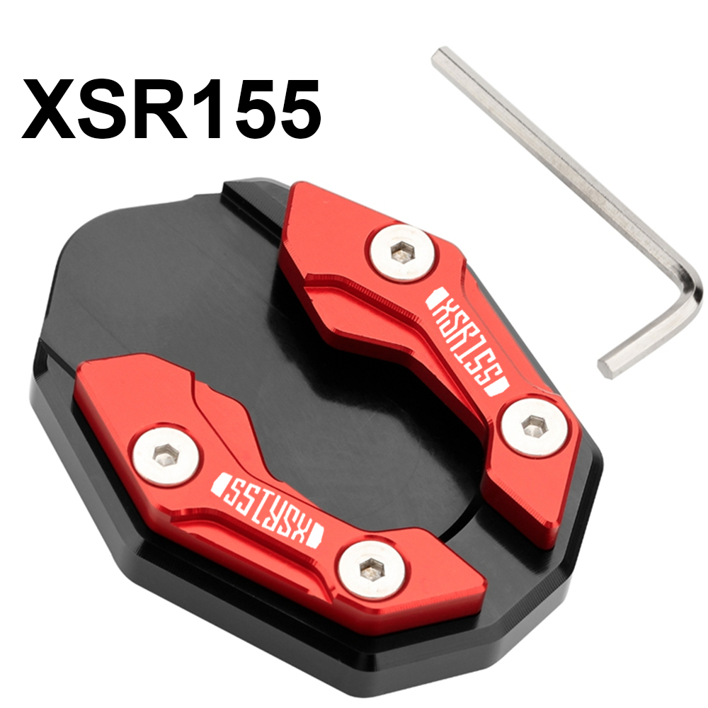 สําหรับ yamaha XSR155 2015-2024 XSR 155 Kickstand pad รถจักรยานยนต์ขาตั้งขยายอุปกรณ์เสริมรถจักรยานยนต์