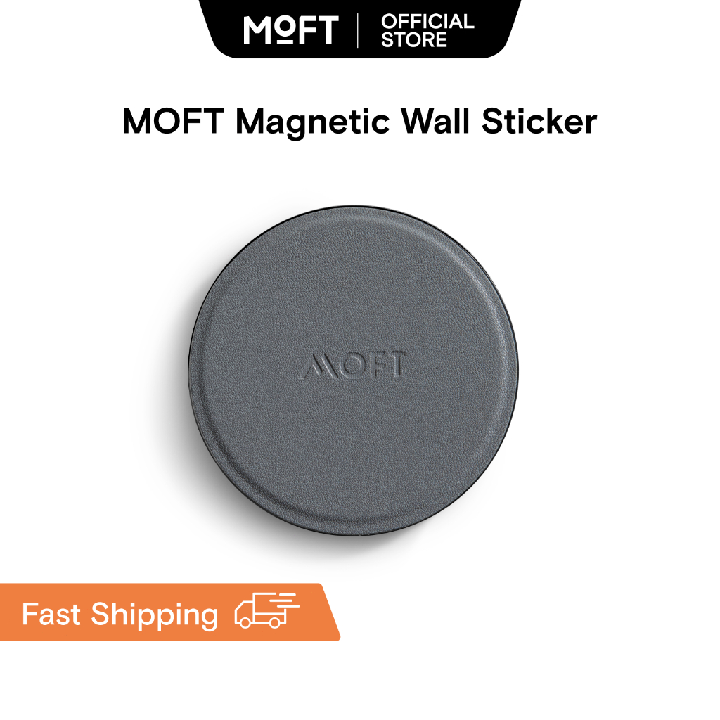 MOFT Magnetic Wall Sticker สติกเกอร์แม่เหล็ก ติดผนัง แบบแบน เข้าได้กับโทรศัพท์มือถือ Compatible With