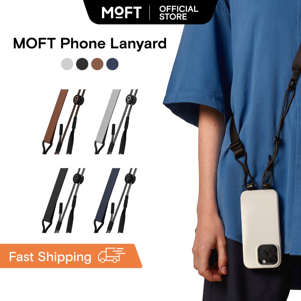 MOFT Phone Lanyard สายคล้องโทรศัพท์ ปรับได้ สําหรับเคสโทรศัพท์ การออกแบบ ปลดเร็ว สําหรับทุกโอกาส