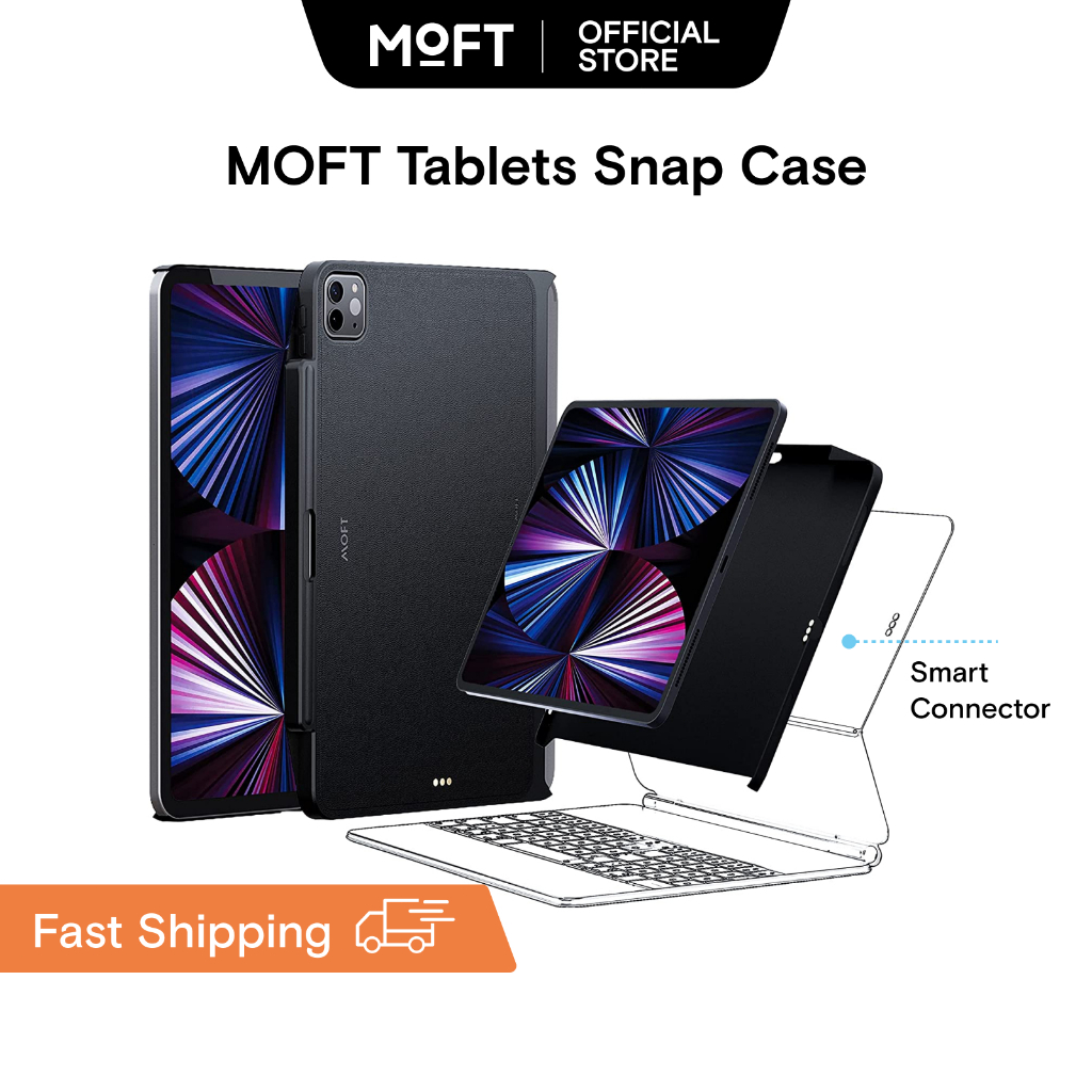 MOFT Snap Case พร้อมที่ใส่ดินสอ ใช้ได้กับ iPad Air 4 & 5 / iPad Pro 11" 1 & 2 & 3 / iPad Pro 12.9" 5