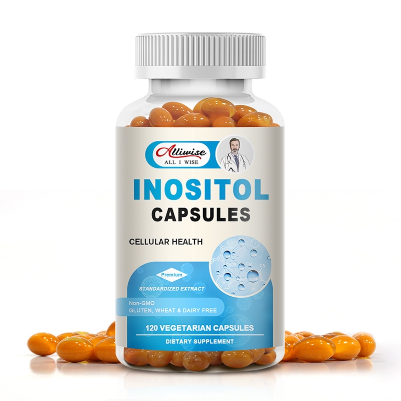 Alliwise inositol อาหารเสริม แคปซูลเผาผลาญไขมัน สําหรับตับ สนับสนุนภูมิคุ้มกัน สุขภาพดีท็อกซ์ แคปซูลมังสวิรัติ สําหรับผู้ชายและผู้หญิง