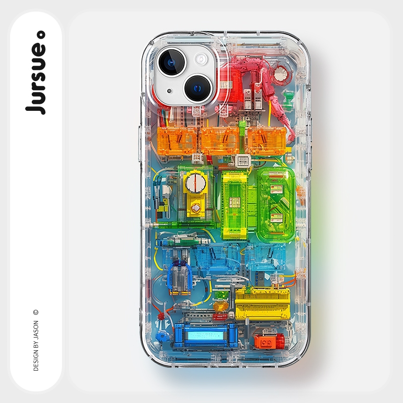 Jursue เคสไอโฟน เคสซิลิโคนนุ่มกันกระแทกใสการ์ตูนตลก เคสโทรศัพท์ for iPhone 16 15 14 13 12 11 Pro Max SE 2020 X XR XS 8 7 Plus พลัส H5166Q