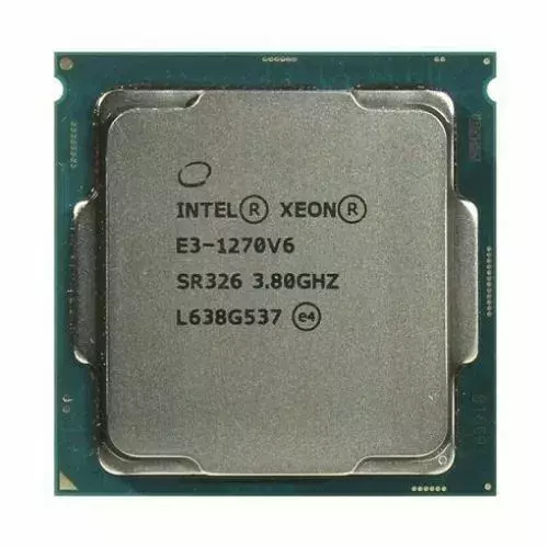 Xeon E3-1270 V6 LGA1151 โปรเซสเซอร์ CPU 3.80 GHz แกน 4 ตัว SR326 มือสอง