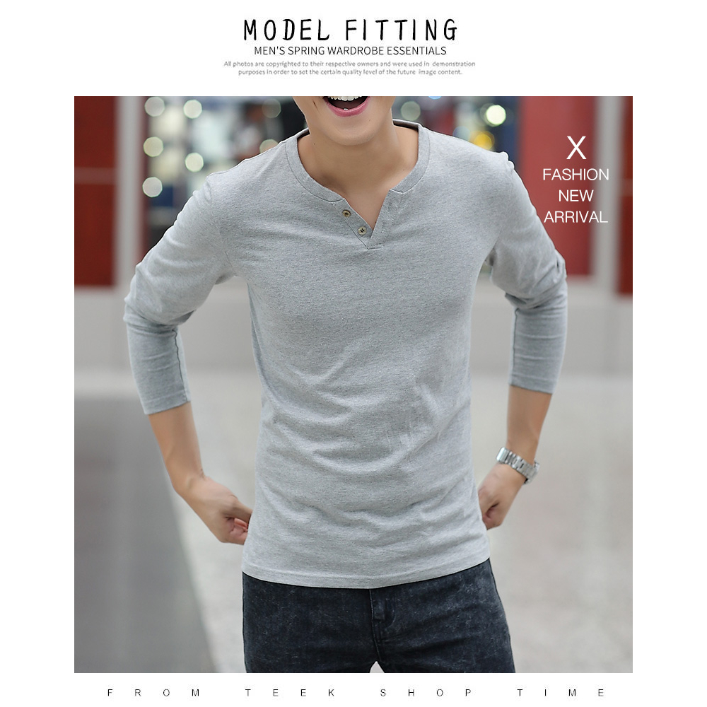 t-shirt oversize  เสื้อยืดขาว เสื้อแขนยาว คอวี มี 5 สีให้เลือก ผลิตจากผ้าคอตตอน 100 % เกรดพรีเมี่ยม