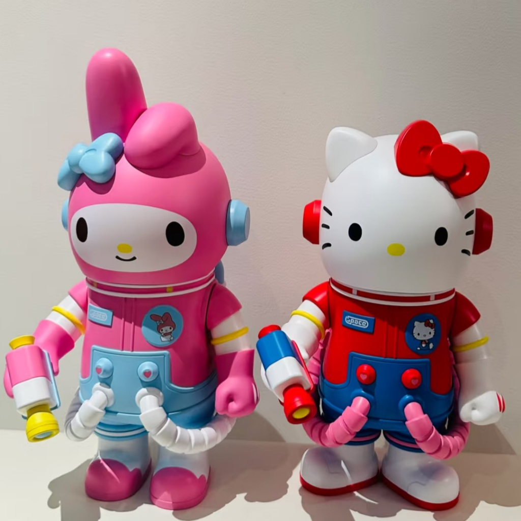 [ของแท้] Popmart MEGA SPACE MOLLY 400% Sanrio Character Series ยืนยันรูปตุ๊กตาเครื่องประดับของขวัญ