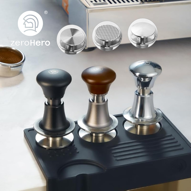 Zerohero ดาบ กาแฟ Tamper เอสเปรโซ Sword Tamper-วาฟเฟิล/ส่วนโค้งยุโรป ฐาน ระดับ แรงคงที่ 30lbs 58มม
