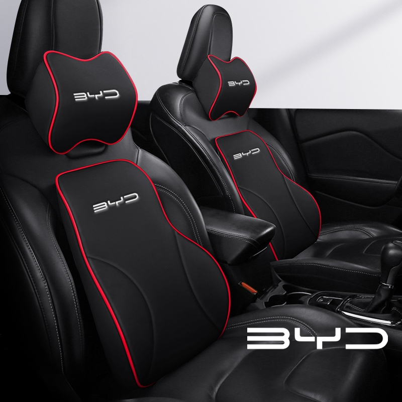 หน่วยความจําโฟมรถหัวคอหมอนรถ Headrest คอสนับสนุนที่นั่งสําหรับ BYD Han EV BYD Tang EV DMP DMI BYD At
