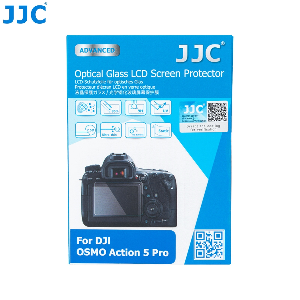 JJC DJI OA5 ฟิล์มกันรอยหน้าจอกล้องสำหรับ DJI Osmo Action 5 Pro OA5 Pro ฟิล์มกล้อง Camera Screen Prot