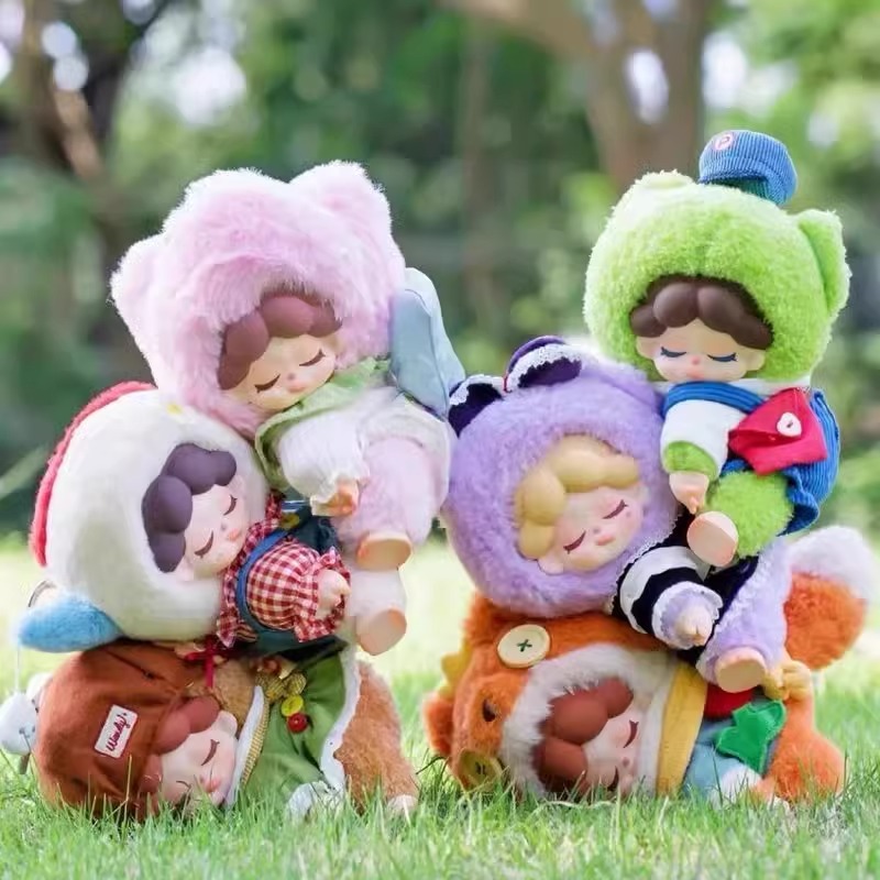 ของแท้ Wendy Second-Generation Garden Treasure Hunt Series อินเทรนด์เล่นรูปตุ๊กตากล่องลึกลับจี้ตุ๊กตาเครื่องประดับ