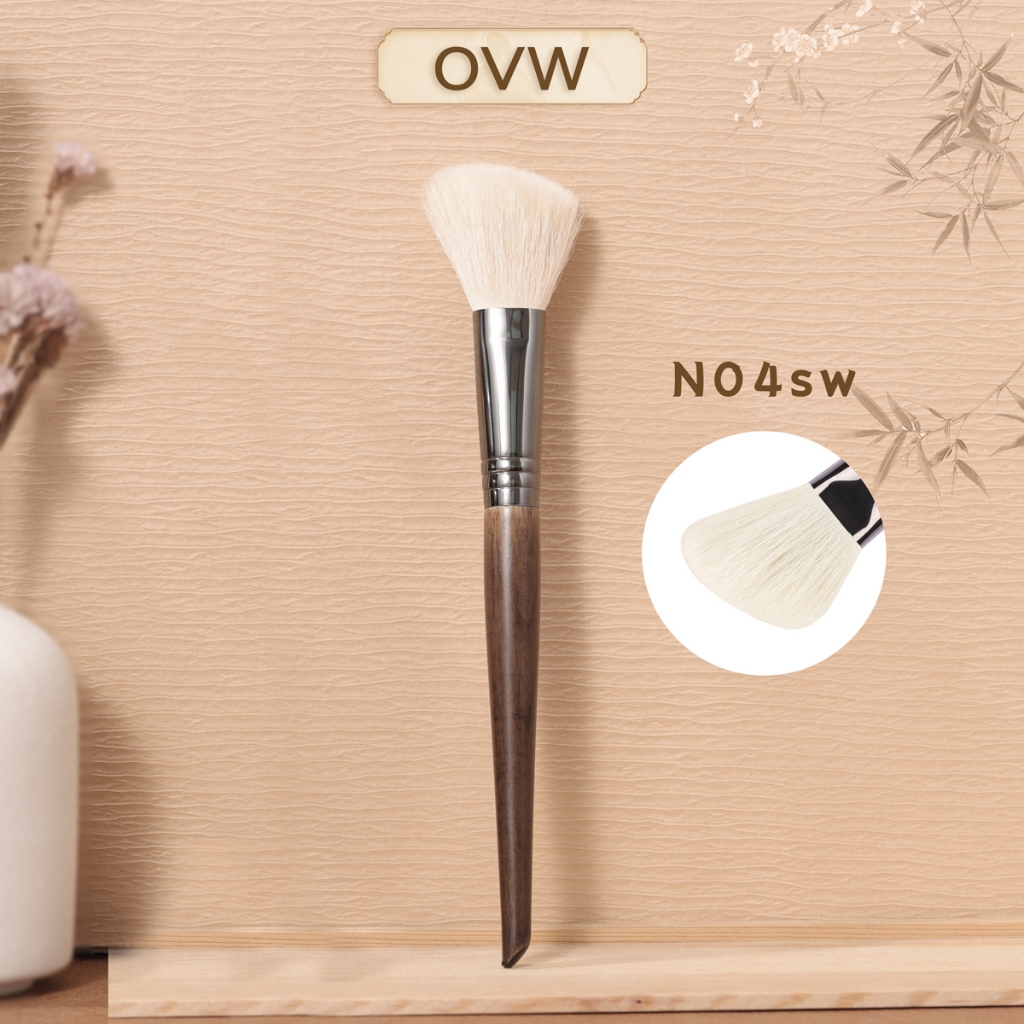 【OVW】 1pcs แปรงแต่งหน้า ขนแพะ Contour N04Sw