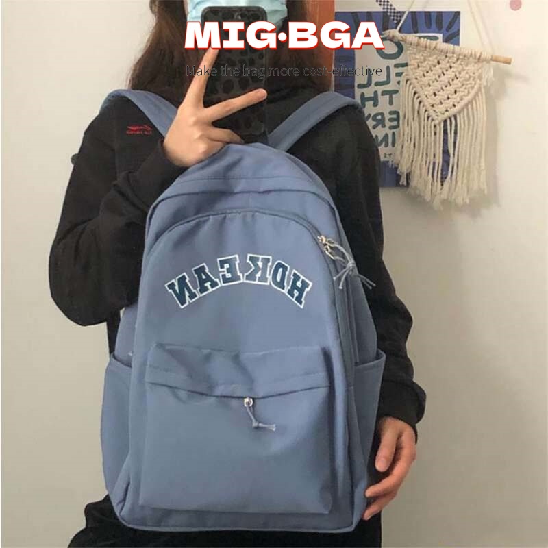 【STOCK IN Thailand】กระเป๋าเป้สะพายหลังเกาหลี ins สไตล์ เก๋สำหรับนักเรียนวิทยาลัยหญิง Korean ins backpack. . style. Chic for college girl student