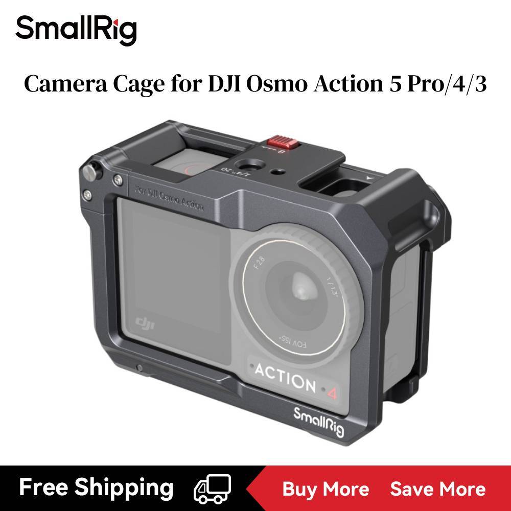 กรง Smallrig สําหรับ Dji Osmo Action 5 Pro , Dji Osmo Action 4 และ Dji Osmo Action 3 #4119C