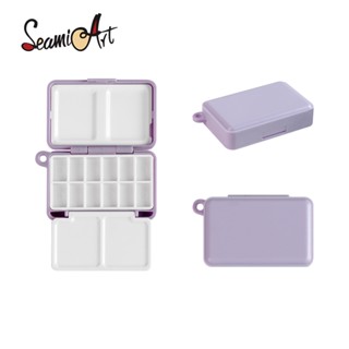 ซีไมอาร์ต 1ชิ้นมินิแบบพกพาเดินทางพลาสติกจิตรกรรมกล่องสําหรับ…