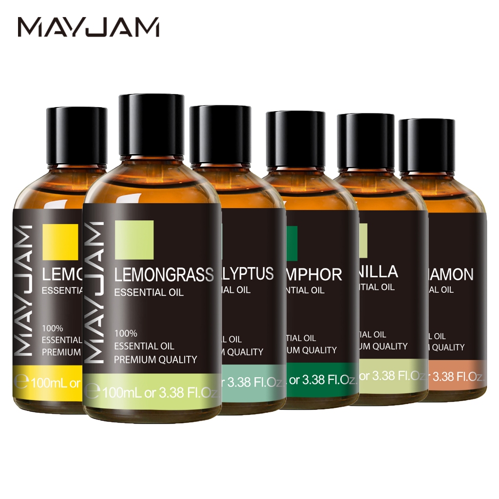Mayjam น้ํามันหอมระเหย กลิ่นมิ้นท์ 100 มล vanilla grapefruit bergamot สารสกัดจากพืช diffuser oils