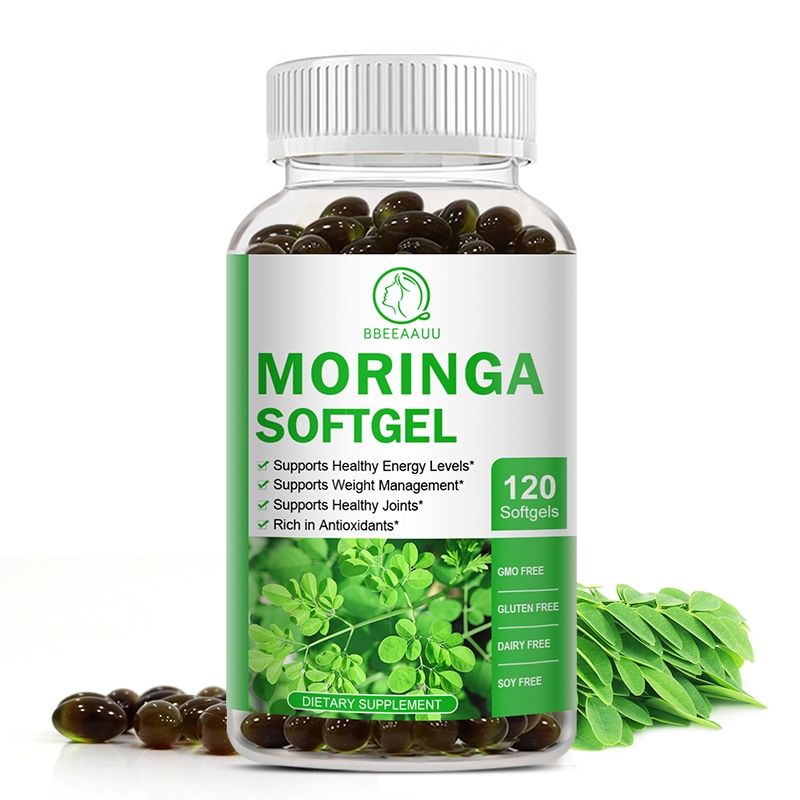 【BBEEAAUU】 Moringa มะรุม ลดน้ำหนัก แคปซูลมะรุม เพิ่มระดับพลังงาน ข้อต่อแข็งแรง อุดมไปด้วยสารต้านอนุมูลอิสระ สําหรับทั้งชาย และหญิง