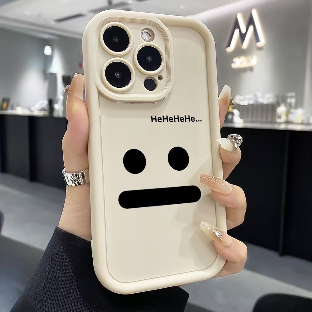 เคส Vivo Y100 5G Y17S V21 5G V23 5G V23 Pro 5G V29E 5G Y51S Y53S กรณีโทรศัพท์มือถือซิลิโคนใสยิ้ม