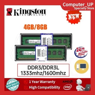 【การจัดส่งในกรุงเทพฯ】Kingston DDR3 DDR3L 4GB 8GB 1333 1600MHz 1.35V 1.5V Memory PC Ram Dimm 240-pin Desktop