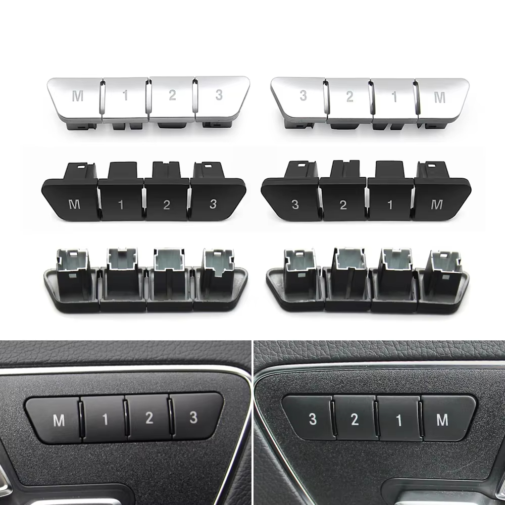 รถด้านหน้าที่นั่งปรับหน่วยความจําปุ่มสวิทช์สําหรับ Benz ABCE Class ML GL GLE GLK GLA CLA W176 W246 W204 W212 W166 W156 W117 W218