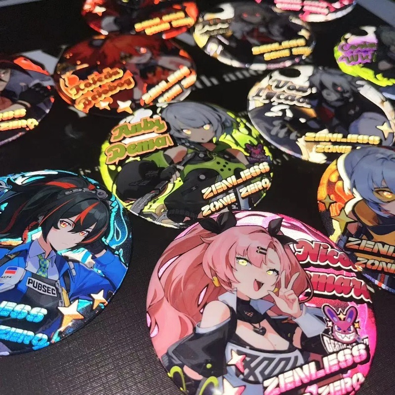 เกม Zenless Zone Zero Anby Nicole Badge เข็มกลัดคอสเพลย์ Pins เครื่องประดับแฟชั่นของขวัญคอลเลกชัน