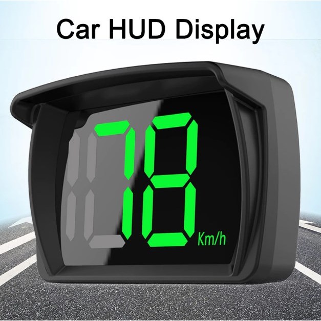 รถยนต์ HUD Head Up Display USB KMH GPS เครื่องวัดความเร็วแบบดิจิตอลพร้อมจอแสดงผล LED ขนาดใหญ่สำหรับรถยนต์รถบรรทุก SUV