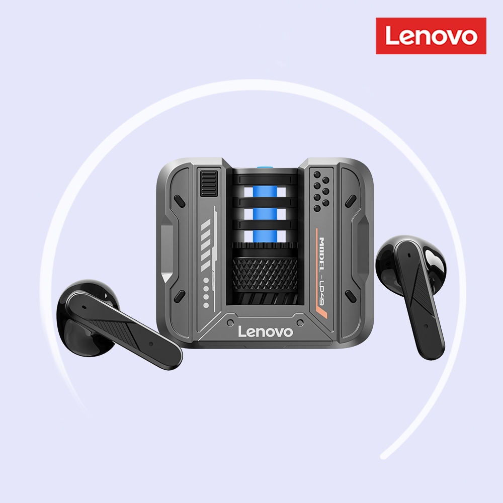 Lenovo LP49 หูฟังบลูทูธระบบควบคุมแบบสัมผัสอัจฉริยะกันน้ํากีฬาลดเสียงรบกวนพร้อมไมโครโฟนบลูทูธ 5.4