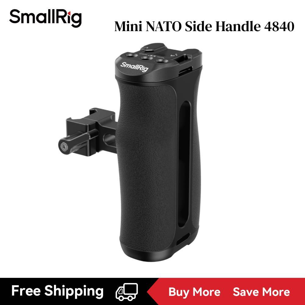 Smallrig Mini NATO ที่จับด้านข้าง/ที่จับด้านข้างพร้อมสกรู 1/4″ -20 #4840 #4756