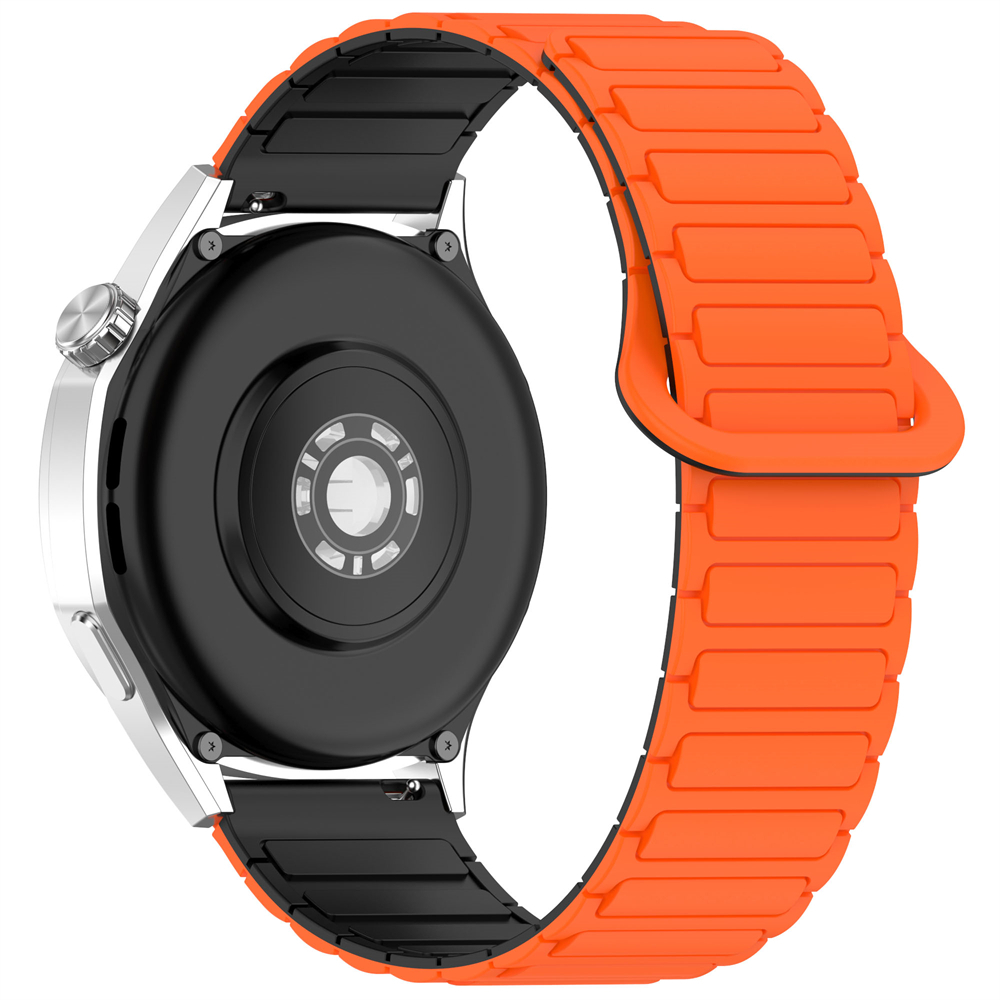22mm สายนาฬิกาซิลิโคนสําหรับ Redmi นาฬิกา 5 Active/Lite สําหรับ Xiaomi นาฬิกา S1 2 S2 S3/S4 กีฬาสายนาฬิกาแม่เหล็กหัวเข็มขัดเปลี่ยน
