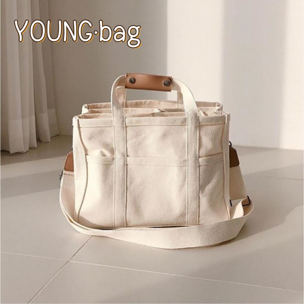 【STOCK IN Thailand】Ins Mommy Bag Temu Fashion Multifunctional One-Shoulder Messenger Bag for Mother 