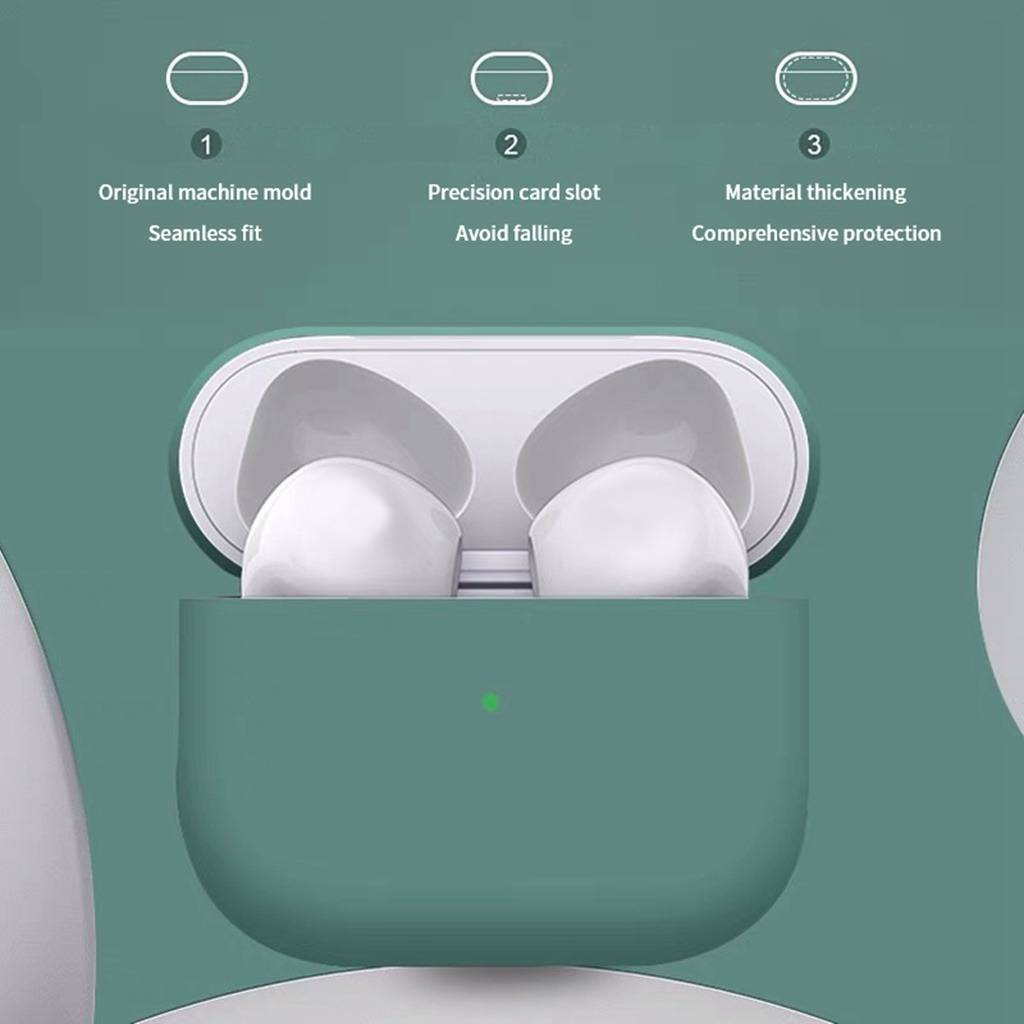 ปลอก สําหรับ 2021 ใหม่ แอร์พอด มือโปร 3 4 มือโปร 2 กรณีสไตล์เรียบง่ายซิลิโคนอ่อนนุ่มกันกระแทกหูฟังฝาครอบป้องกัน - รูปที่ 5