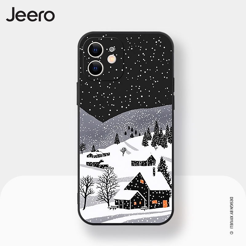 Jeero เคสไอโฟน เคสซิลิโคนนุ่มกันกระแทกน่ารักตลก เคสโทรศัพท์ iPhone 16 15 14 13 12 11 Pro Max SE 2020 X XR XS 8 ip 7 Plus MZ045Q