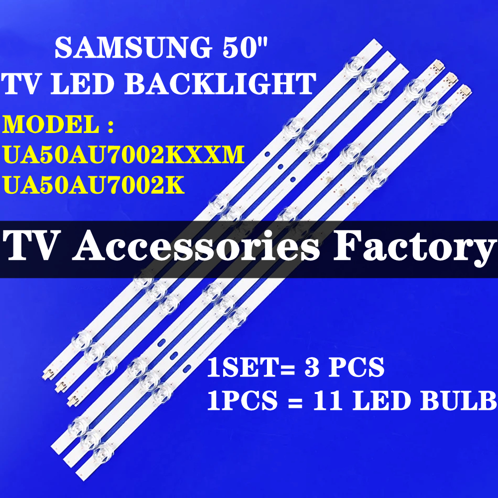 UA50AU7002K UA50AU7002G SAMSUNG 50" TV LED BACKLIGHT (ชุดใหม่) UA50AU7002KXXM UA50AU7002GXXM