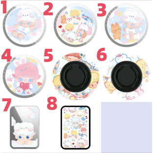 Pop Mart Card Holder Re-Bracket, Re-Bracket แบบพับได้, Turn Magnetic Bracket