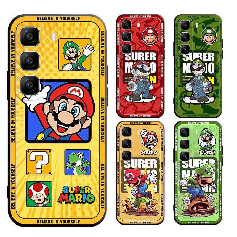 เคสสําหรับ infinix hot 50 pro plus + 4G 5G X6720 X6880 X6881 X6882 super mario Case Soft Cover