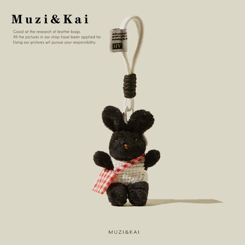 Muzikai จี้จี้ตุ๊กตาผ้ากํามะหยี่น่ารักกระเป๋าจี้