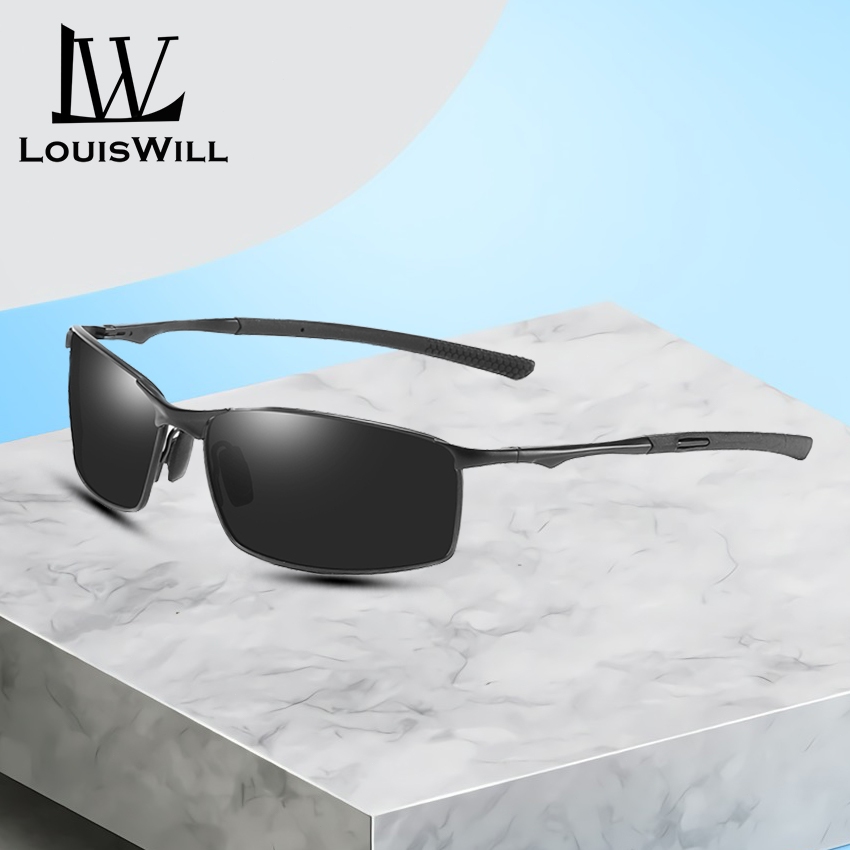 Louiswill แว่นตากันแดด Polarized แฟชั่น Uv400 สําหรับผู้ชายผู้หญิงเหมาะกับการขี่จักรยานวิสัยทัศน์