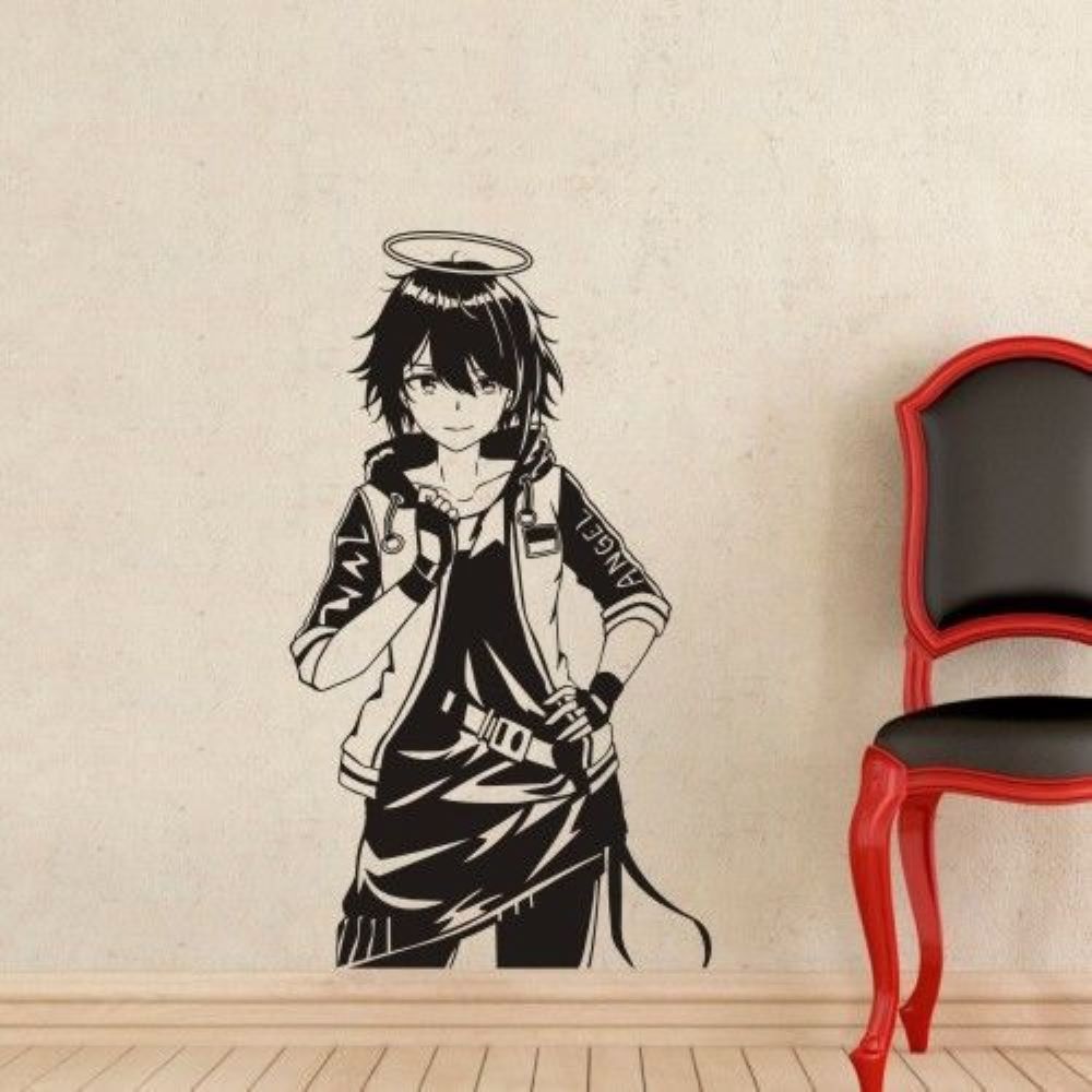 Arknights Wall Decal อะนิเมะรถสติกเกอร์ไวนิล Texas Hoshiguma