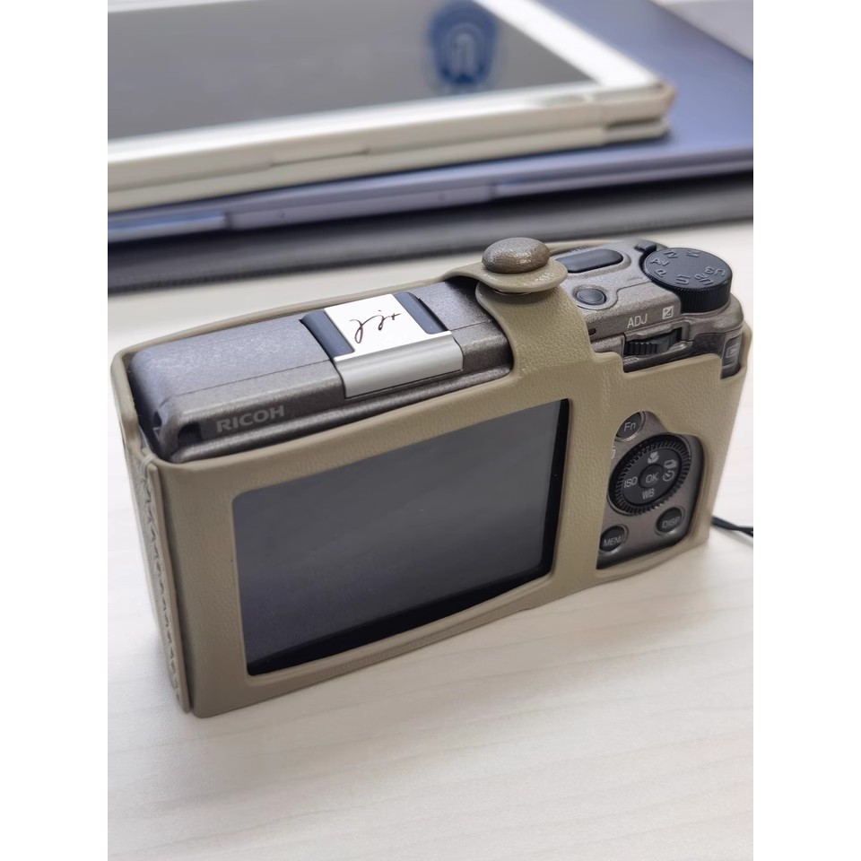 เหมาะสําหรับ Ricoh GR3/GR3X HDF การ์ดฝาครอบป้องกันกล้องหนังแกะ