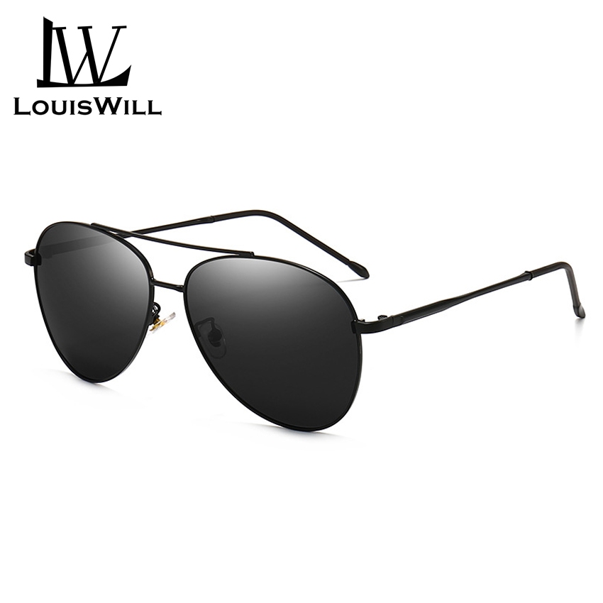 Louiswill แว่นตากันแดด UV400 เลนส์โพลาไรซ์ TAC ป้องกันแสงแดด เบาพิเศษ แฟชั่นสําหรับผู้ชาย