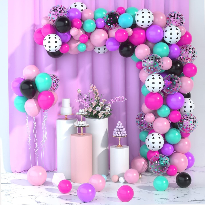 หลากสี LOL Surprise วันเกิดตกแต่งบอลลูน Garland ชุดสําหรับ Lol Surprise Themed Baby Shower วันเกิดบอ